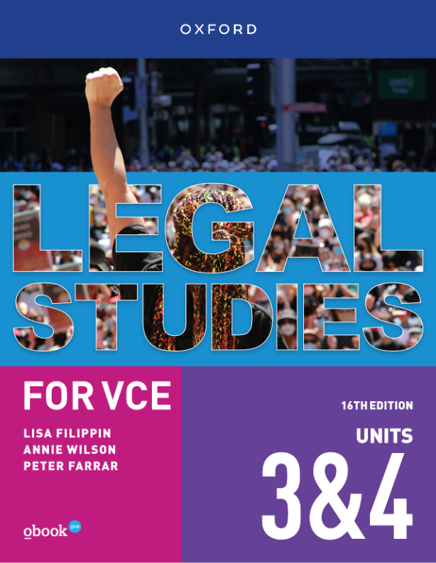 Legal Studies for VCE Units 3 & 4