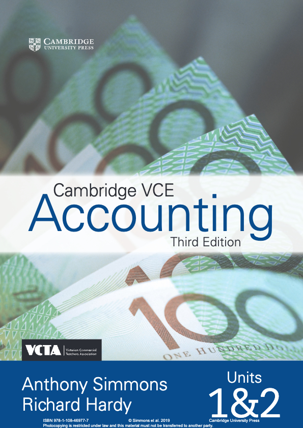 Cambridge VCE Accounting Units 1&2